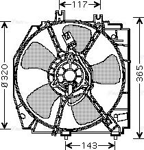 Ava Quality Cooling MZ 7521 - Ventilators, Motora dzesēšanas sistēma autodraugiem.lv