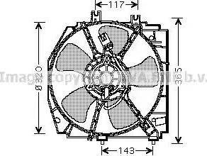 Ava Quality Cooling MZ 7522 - Ventilators, Motora dzesēšanas sistēma autodraugiem.lv