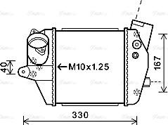 Ava Quality Cooling MZA4243 - Starpdzesētājs autodraugiem.lv