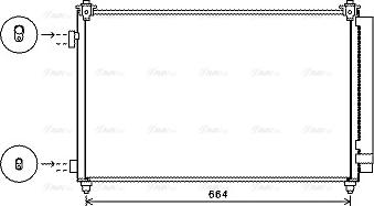 Ava Quality Cooling MZA5241D - Kondensators, Gaisa kond. sistēma autodraugiem.lv