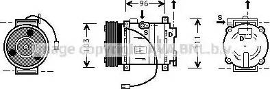 Ava Quality Cooling MZ K133 - Kompresors, Gaisa kond. sistēma autodraugiem.lv