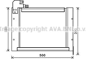 Ava Quality Cooling NH5025 - Kondensators, Gaisa kond. sistēma autodraugiem.lv