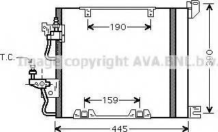 Ava Quality Cooling OL 5368 - Kondensators, Gaisa kond. sistēma autodraugiem.lv
