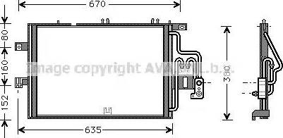 Ava Quality Cooling OL 5309 - Kondensators, Gaisa kond. sistēma autodraugiem.lv