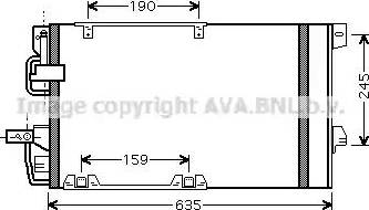 Ava Quality Cooling OL5326D - Kondensators, Gaisa kond. sistēma autodraugiem.lv