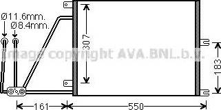 Ava Quality Cooling OL 5265 - Kondensators, Gaisa kond. sistēma autodraugiem.lv