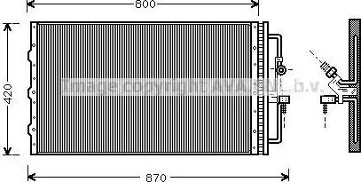 Ava Quality Cooling OL 5267 - Kondensators, Gaisa kond. sistēma autodraugiem.lv