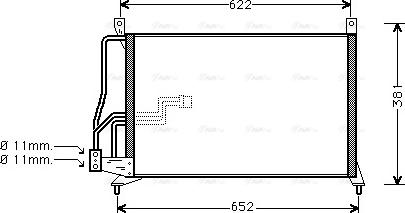 Ava Quality Cooling OL 5231 - Kondensators, Gaisa kond. sistēma autodraugiem.lv