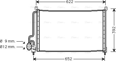 Ava Quality Cooling OL 5229 - Kondensators, Gaisa kond. sistēma autodraugiem.lv