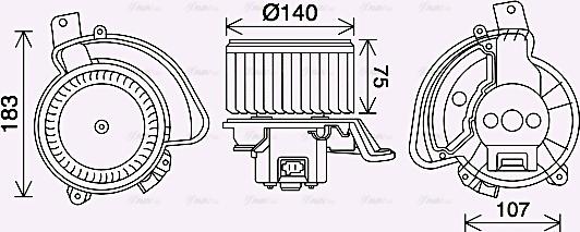 Ava Quality Cooling OL8689 - Salona ventilators autodraugiem.lv