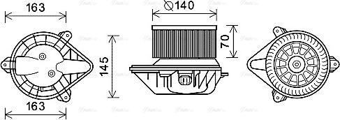 Ava Quality Cooling OL8624 - Salona ventilators autodraugiem.lv