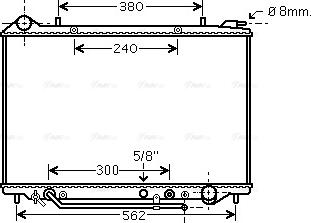 Ava Quality Cooling OL 2405 - Radiators, Motora dzesēšanas sistēma autodraugiem.lv