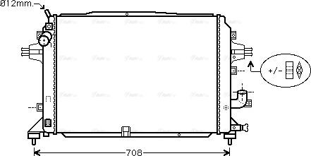 Ava Quality Cooling OL2489 - Radiators, Motora dzesēšanas sistēma autodraugiem.lv