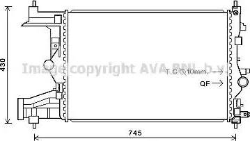 Ava Quality Cooling OL 2484 - Radiators, Motora dzesēšanas sistēma autodraugiem.lv