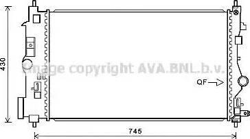 Ava Quality Cooling OL 2488 - Radiators, Motora dzesēšanas sistēma autodraugiem.lv