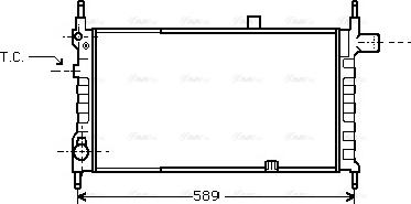 Ava Quality Cooling OL 2063 - Radiators, Motora dzesēšanas sistēma autodraugiem.lv