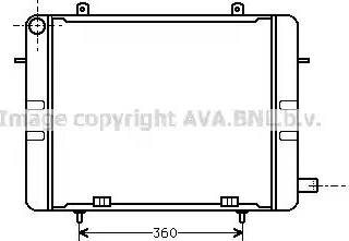 Ava Quality Cooling OL 2155 - Radiators, Motora dzesēšanas sistēma autodraugiem.lv