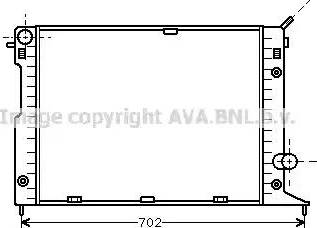 Ava Quality Cooling OL 2166 - Radiators, Motora dzesēšanas sistēma autodraugiem.lv