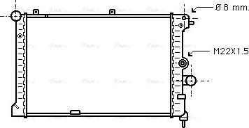 Ava Quality Cooling OL 2168 - Radiators, Motora dzesēšanas sistēma autodraugiem.lv