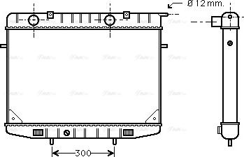 Ava Quality Cooling OL 2188 - Radiators, Motora dzesēšanas sistēma autodraugiem.lv