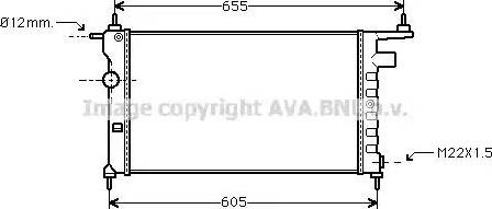Ava Quality Cooling OL 2183 - Radiators, Motora dzesēšanas sistēma autodraugiem.lv