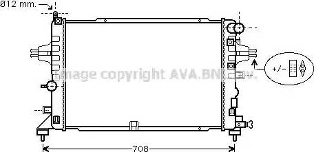 Ava Quality Cooling OL 2381 - Radiators, Motora dzesēšanas sistēma autodraugiem.lv