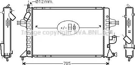 Ava Quality Cooling OL 2294 - Radiators, Motora dzesēšanas sistēma autodraugiem.lv