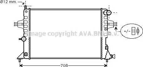 Ava Quality Cooling OL 2296 - Radiators, Motora dzesēšanas sistēma autodraugiem.lv