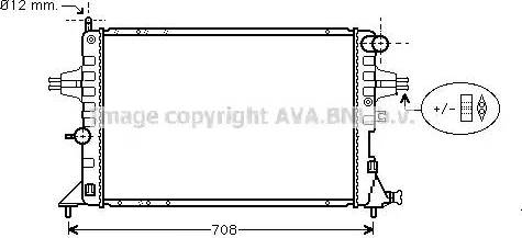 Ava Quality Cooling OL 2293 - Radiators, Motora dzesēšanas sistēma autodraugiem.lv