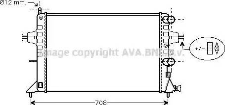 Ava Quality Cooling OL 2255 - Radiators, Motora dzesēšanas sistēma autodraugiem.lv