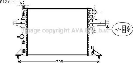 Ava Quality Cooling OL 2256 - Radiators, Motora dzesēšanas sistēma autodraugiem.lv