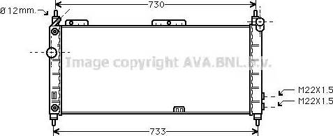 Ava Quality Cooling OL 2200 - Radiators, Motora dzesēšanas sistēma autodraugiem.lv