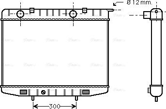 Ava Quality Cooling OL 2214 - Radiators, Motora dzesēšanas sistēma autodraugiem.lv