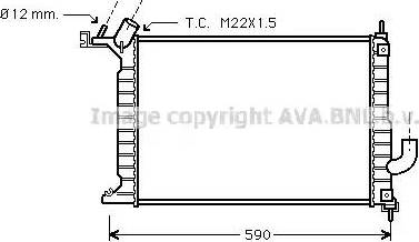 Ava Quality Cooling OL 2275 - Radiators, Motora dzesēšanas sistēma autodraugiem.lv