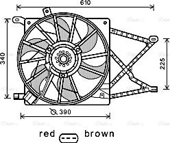 Ava Quality Cooling OL7544 - Ventilators, Motora dzesēšanas sistēma autodraugiem.lv