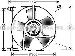 Ava Quality Cooling OL 7504 - Ventilators, Motora dzesēšanas sistēma autodraugiem.lv