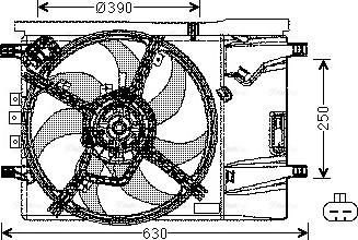 Ava Quality Cooling OL 7539 - Ventilators, Motora dzesēšanas sistēma autodraugiem.lv