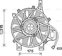 Ava Quality Cooling OL 7536 - Ventilators, Motora dzesēšanas sistēma autodraugiem.lv