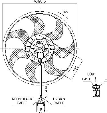 Ava Quality Cooling OL 7524 - Ventilators, Motora dzesēšanas sistēma autodraugiem.lv