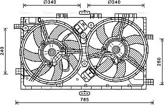 Ava Quality Cooling OL7641 - Ventilators, Motora dzesēšanas sistēma autodraugiem.lv