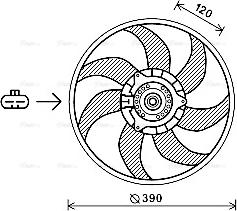 Ava Quality Cooling OL7652 - Ventilators, Motora dzesēšanas sistēma autodraugiem.lv