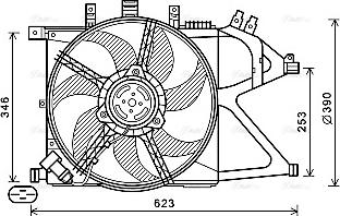 Ava Quality Cooling OL7672 - Ventilators, Motora dzesēšanas sistēma autodraugiem.lv