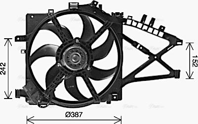 Ava Quality Cooling OL7741 - Ventilators, Motora dzesēšanas sistēma autodraugiem.lv