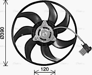 Ava Quality Cooling OL7714 - Ventilators, Motora dzesēšanas sistēma autodraugiem.lv