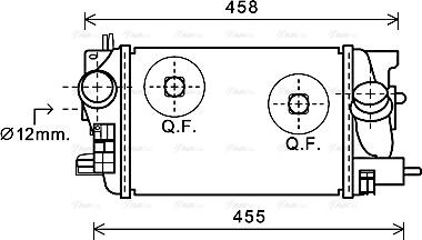 Ava Quality Cooling OLA4575 - Starpdzesētājs autodraugiem.lv