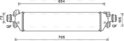 Ava Quality Cooling OLA4664 - Starpdzesētājs autodraugiem.lv