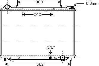 Ava Quality Cooling OLA2441 - Radiators, Motora dzesēšanas sistēma autodraugiem.lv