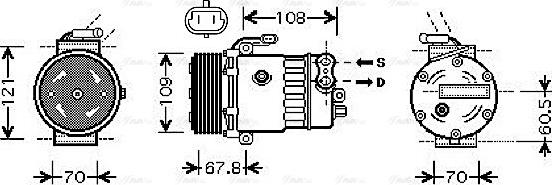 Ava Quality Cooling OLAK139 - Kompresors, Gaisa kond. sistēma autodraugiem.lv