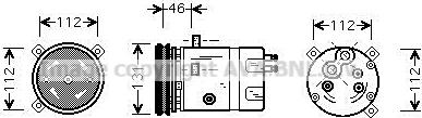 Ava Quality Cooling OLAK278 - Kompresors, Gaisa kond. sistēma autodraugiem.lv