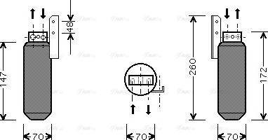 Ava Quality Cooling OL D164 - Sausinātājs, Kondicionieris autodraugiem.lv